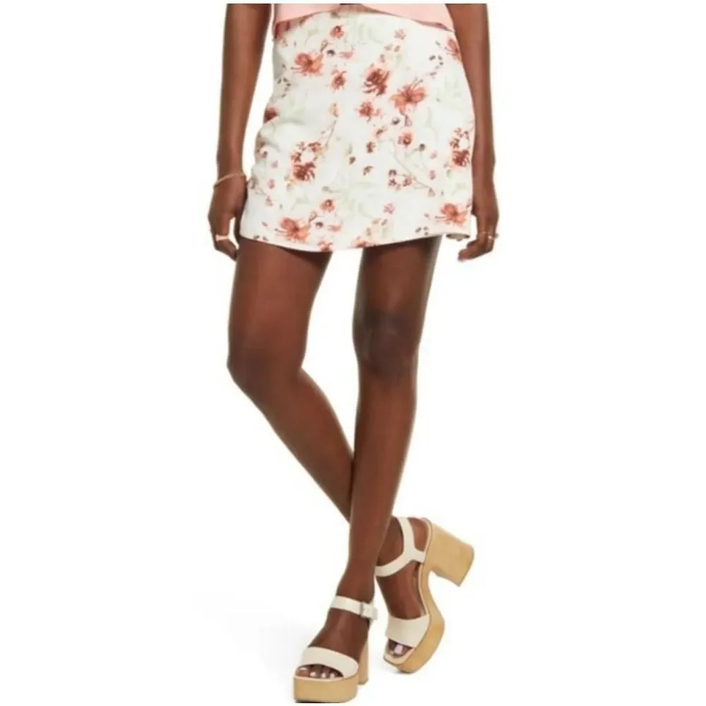 NWOT BP. Floral Skirt Size 2X White